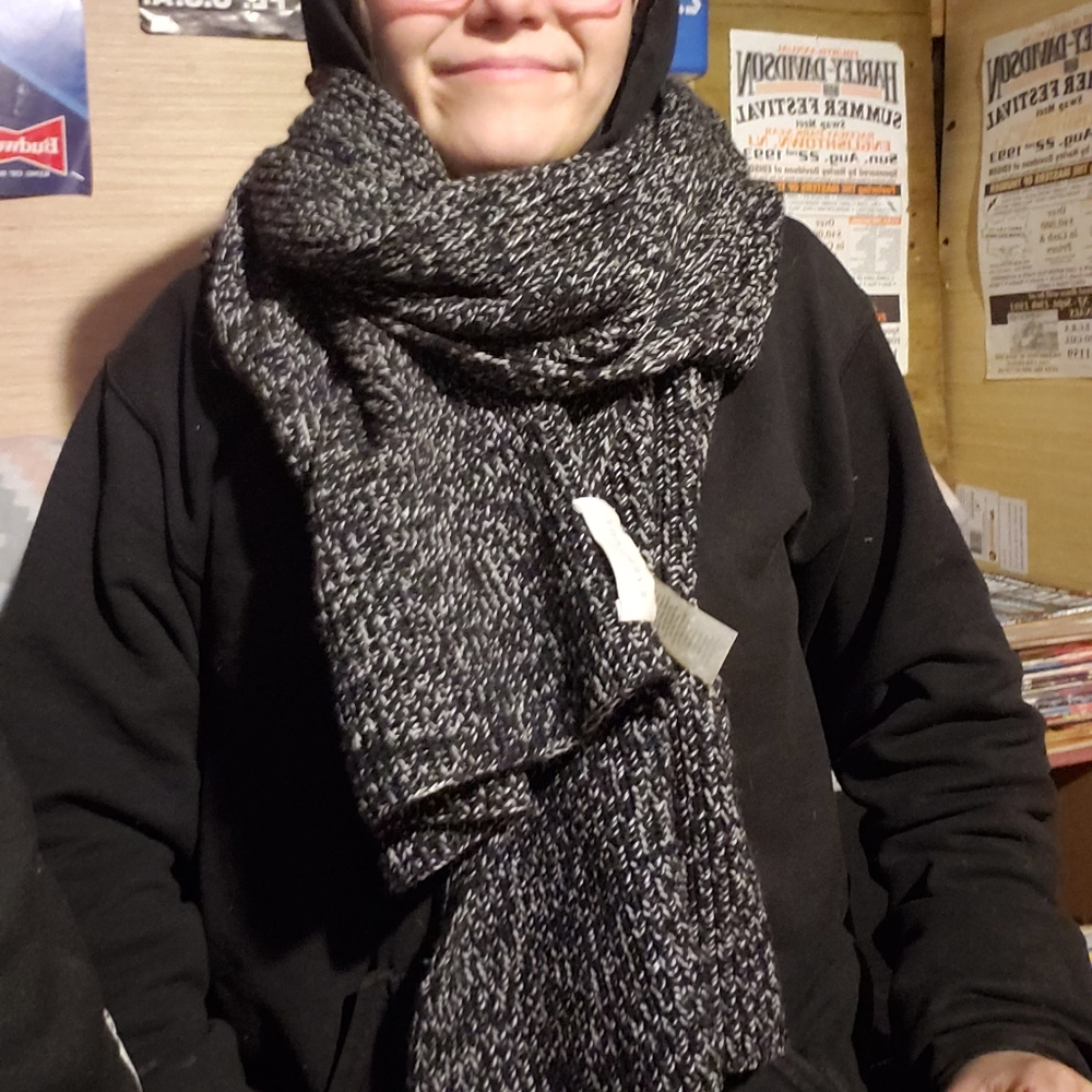 oversized winter scarf